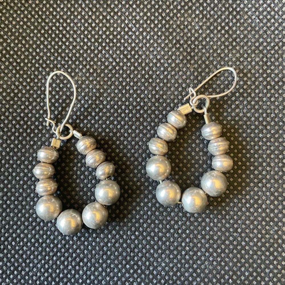 Sterling silver vintage ear rings